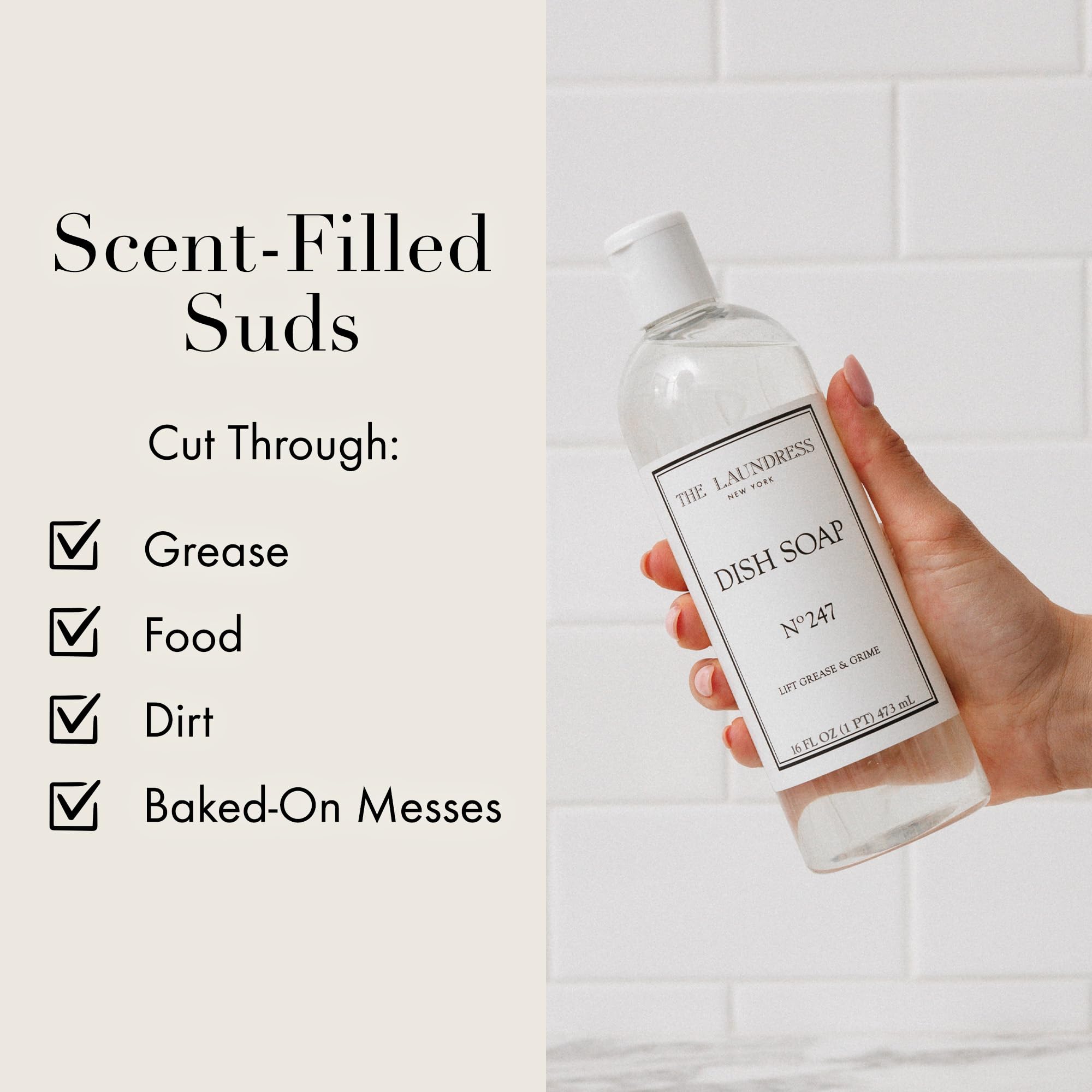 Amazon.com: The Laundress Dish Soap Liquid, No.247 Scented, Tough
